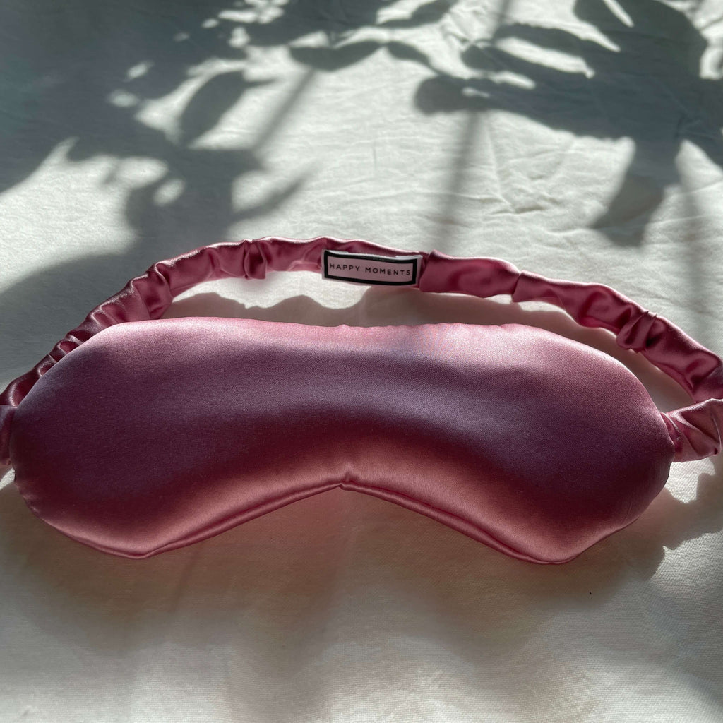 Pink sleep mask | Candy-pink - Happy Moments Design Studio