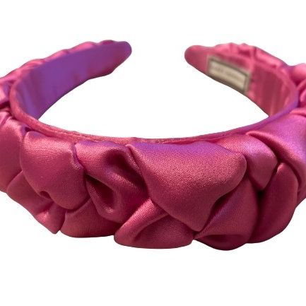 Silk headband | Fuchsia - Happy Moments Design Studio