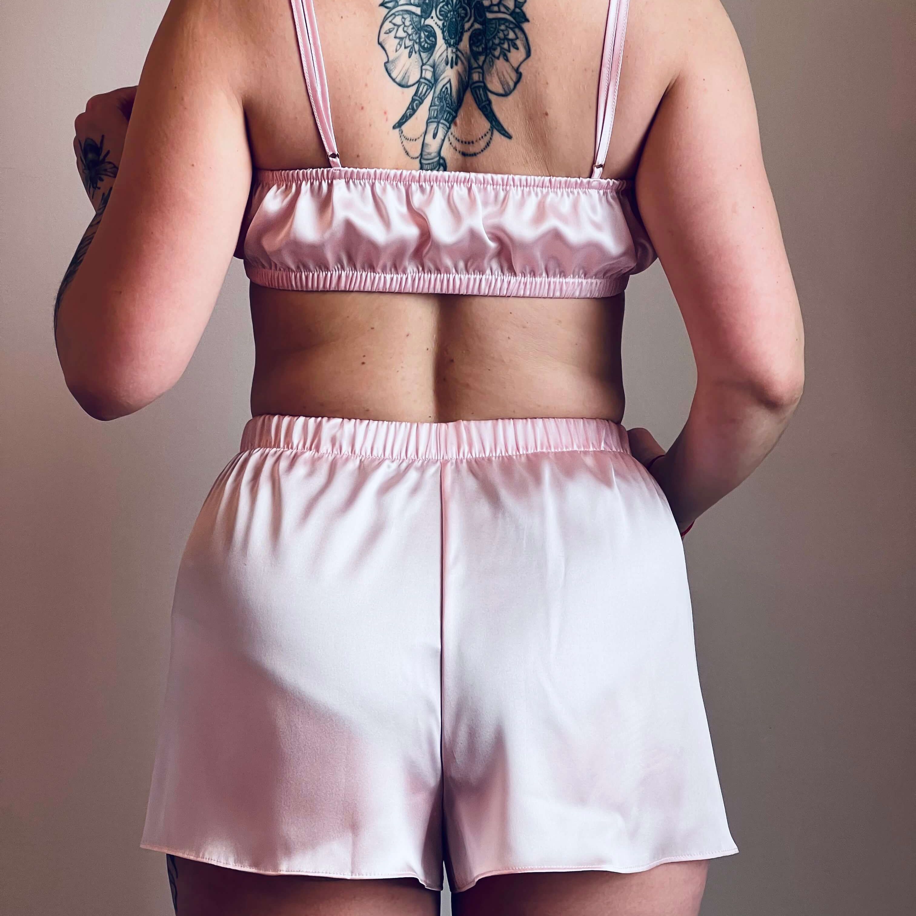 Silk shorts | Bubble gym pink - Happy Moments Design Studio